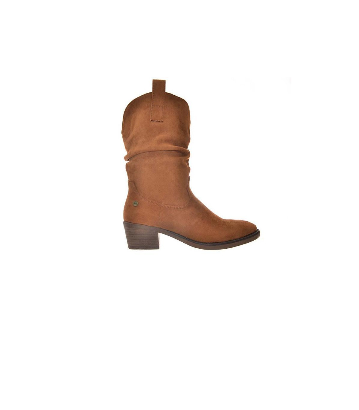 BOTA XTI MARRON PIEL SINTETICA - Tienda Online Lola Rey