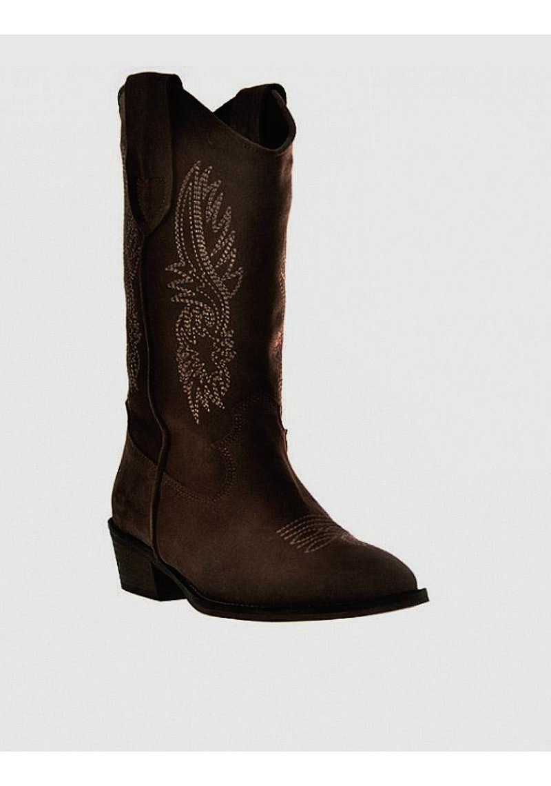 BOTA OVEJA NEGRA MARRON SERRAJE - Tienda Online Lola Rey