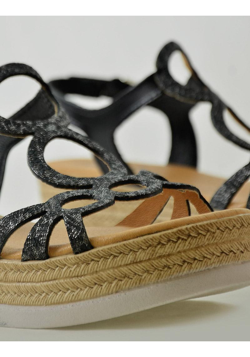 SANDALIA LOLA REY AMY 161-1093 NEGRO - Tienda Online Lola Rey