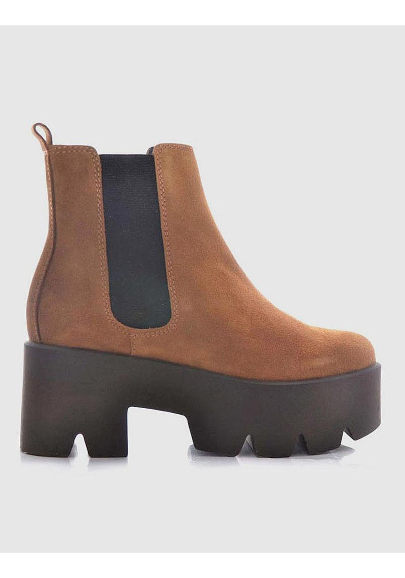BOTIN OVEJA NEGRA MARRON SERRAJE - Tienda Online Lola Rey