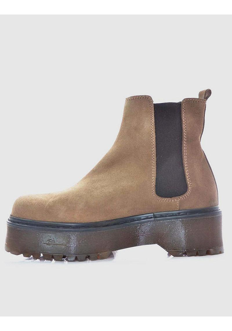 BOTIN D BUZZ MARRON SERRAJE - Tienda Online Lola Rey