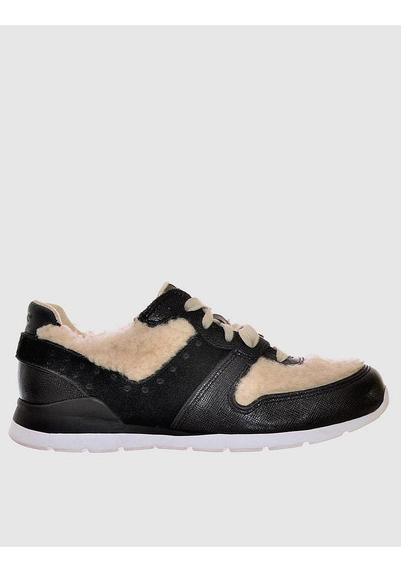 DEPORTIVO UGG DEAVEN BLANCO-NEGRO PIEL - Tienda Online Lola Rey