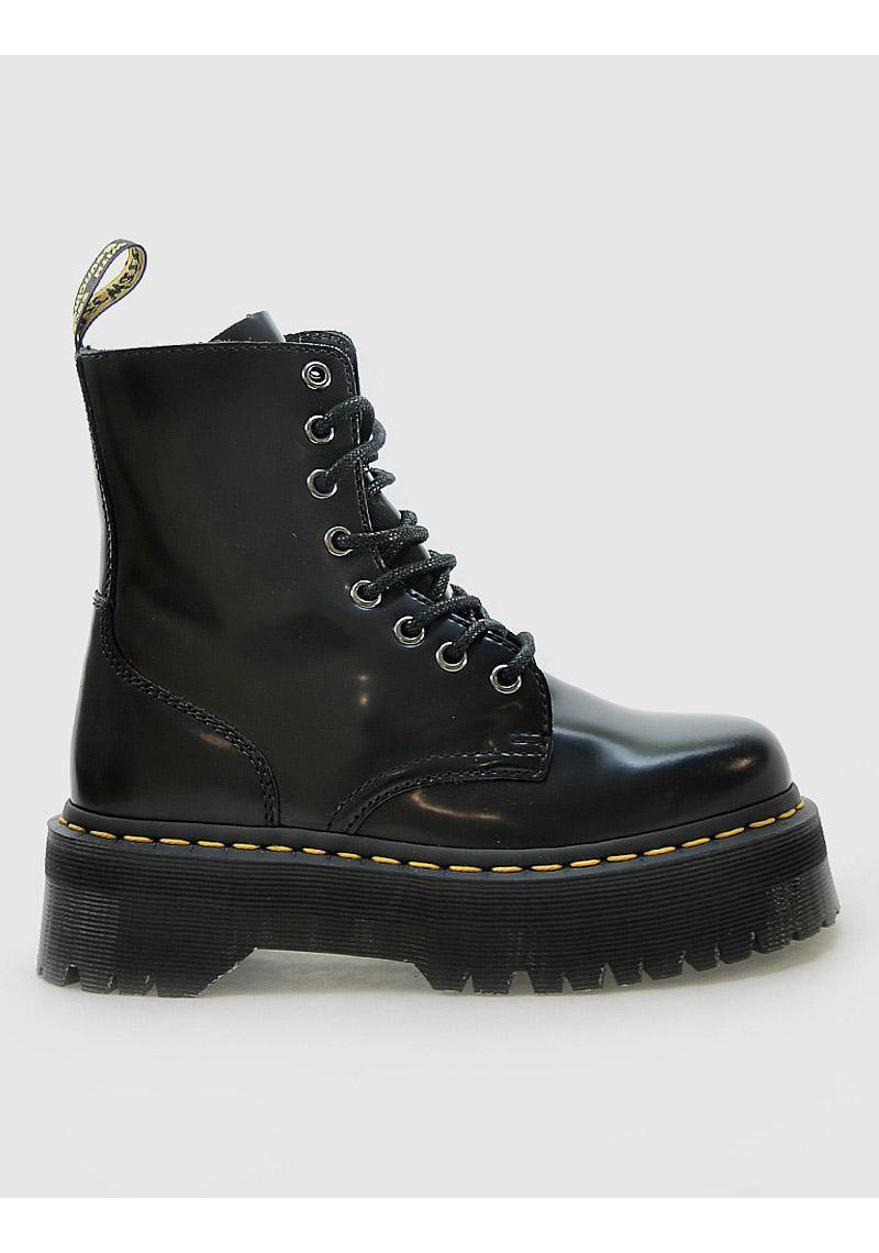 BOTA DR. MARTENS JADON BLACK POLISHED 15265001 - Tienda Online Lola