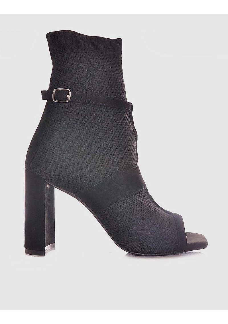 BOTIN JEFFREY CAMPBELL NEGRO PIEL - Tienda Online Lola Rey