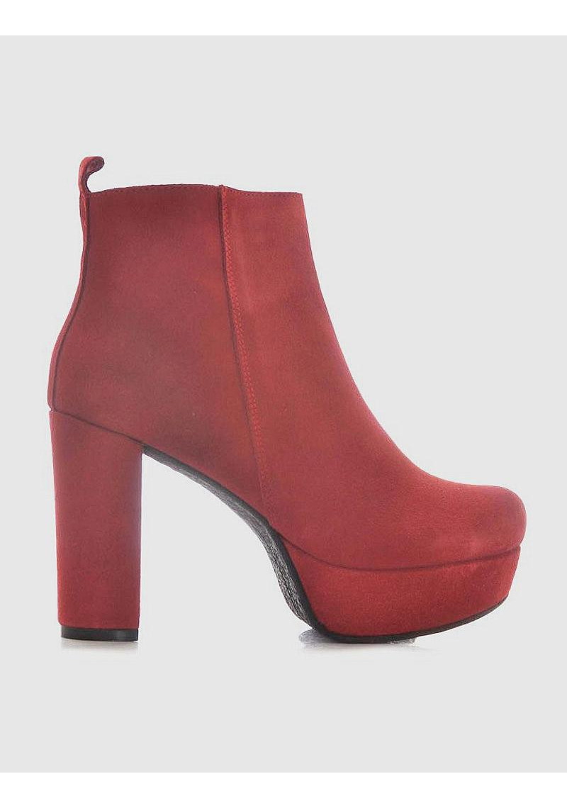 BOTIN KMB ROJO PIEL - Tienda Online Lola Rey