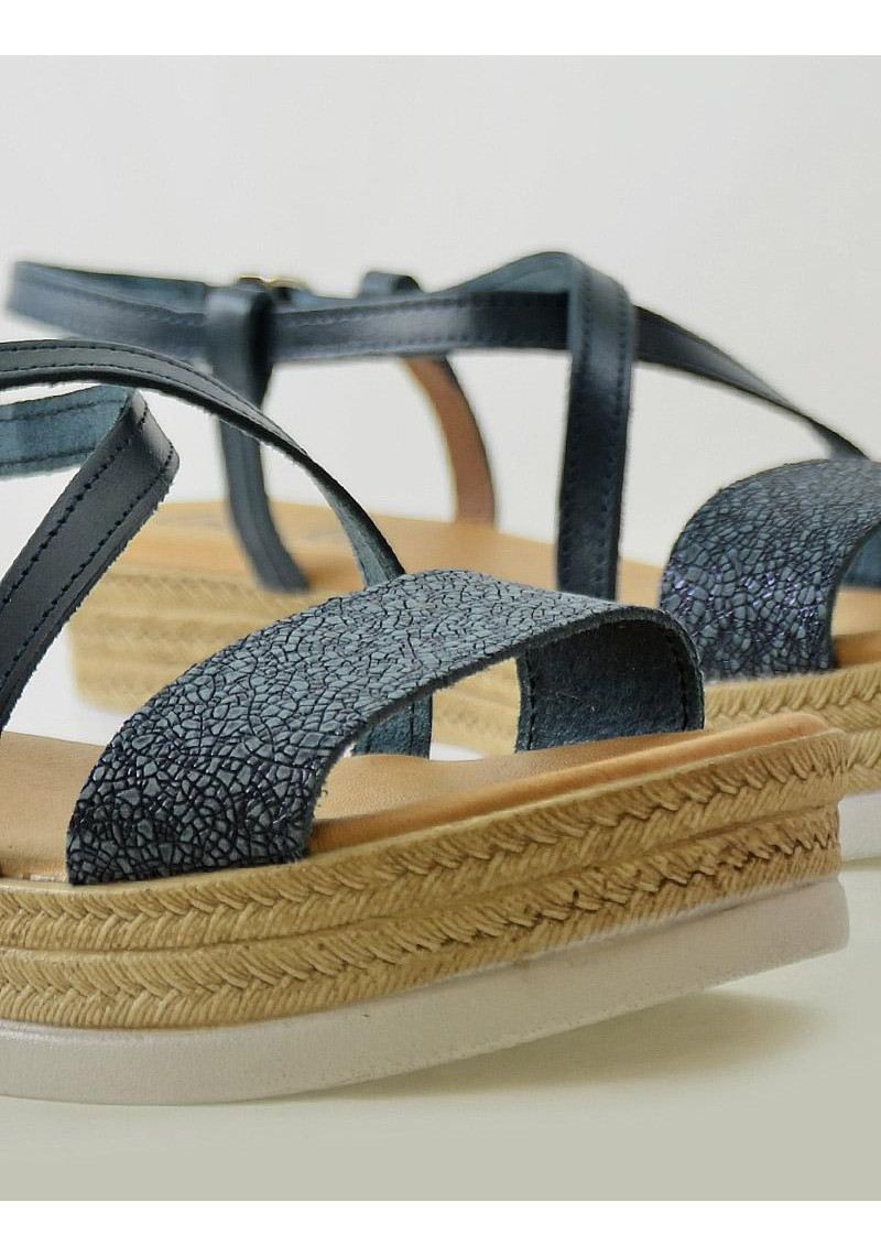 SANDALIA LOLA REY AGUSTINA 077-1093 AZUL - Tienda Online Lola Rey