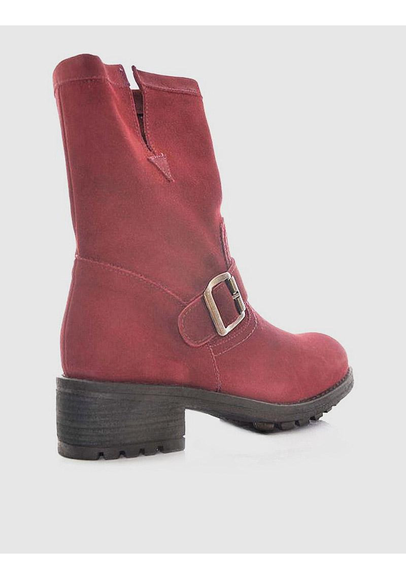 BOTA LOLA REY BURDEOS SERRAJE - Tienda Online Lola Rey