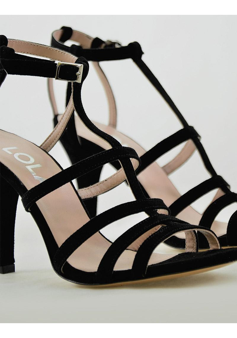 SANDALIA LOLA REY ROMA 211021B2 NEGRO - Tienda Online Lola Rey