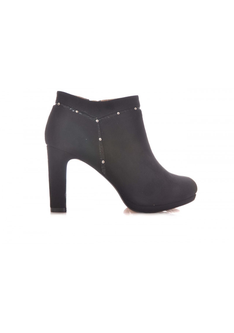 BOTIN MARIA MARE NEGRO SINTETICO - Tienda Online Lola Rey