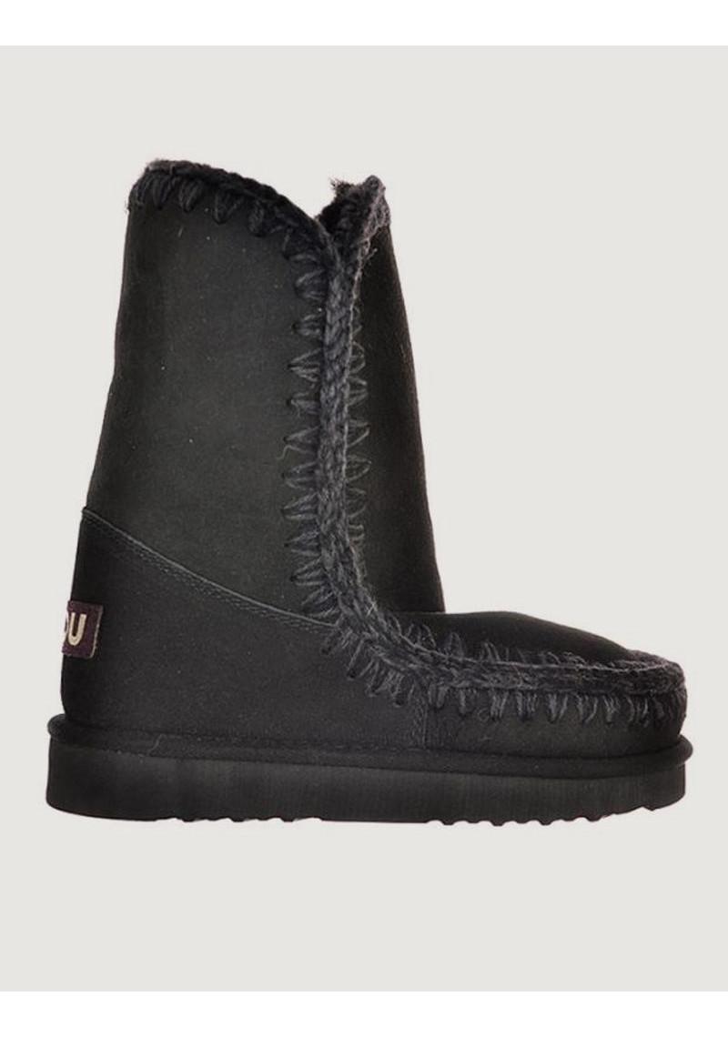 BOTA MOU NEGRO PIEL - Tienda Online Lola Rey