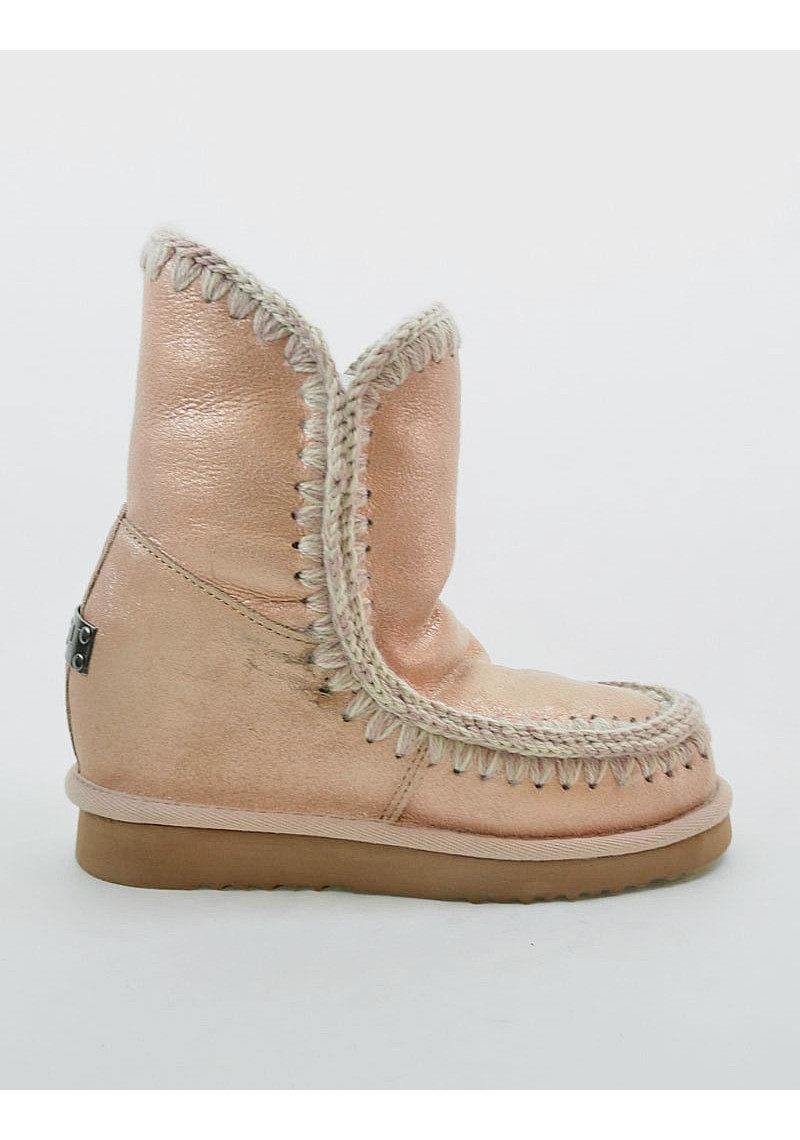 BOTA MOU ROSA PIEL - Tienda Online Lola Rey