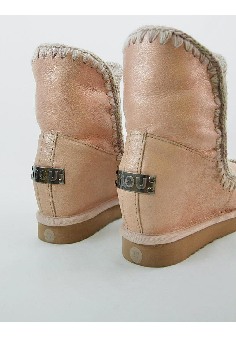 BOTA MOU ROSA PIEL - Tienda Online Lola Rey