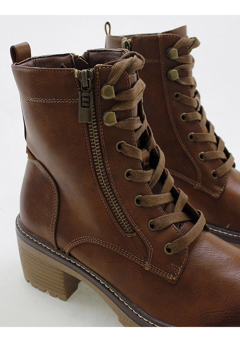BOTIN MUSTANG 51104 C52065 MARRON OSCURO - Tienda Online Lola Rey