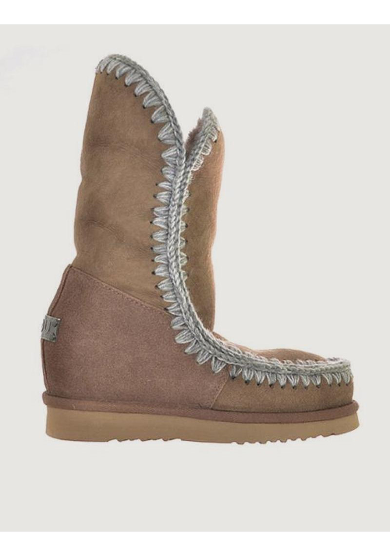 BOTA MOU BEIGE PIEL - Tienda Online Lola Rey