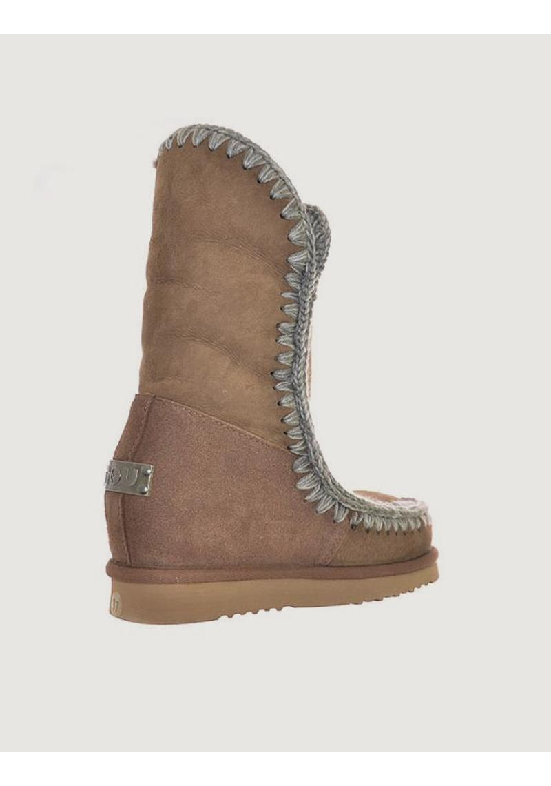 BOTA MOU BEIGE PIEL - Tienda Online Lola Rey