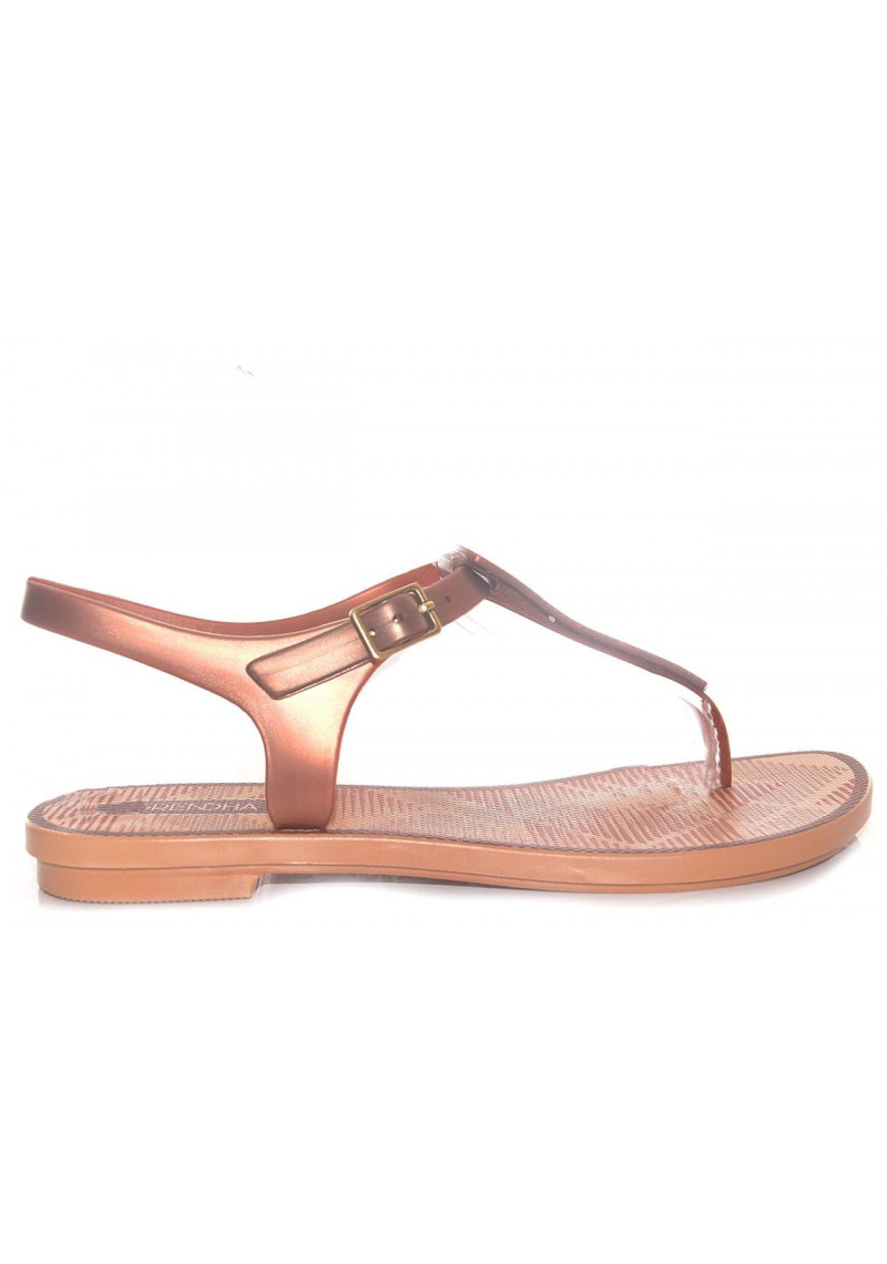 CHANCLA GRENDHA BRONCE GOMA - Tienda Online Lola Rey