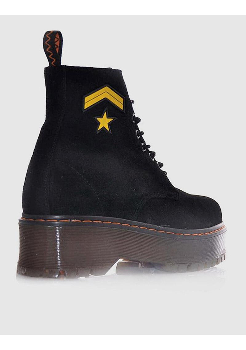 BOTA OVEJA NEGRA NEGRO SERRAJE - Tienda Online Lola Rey