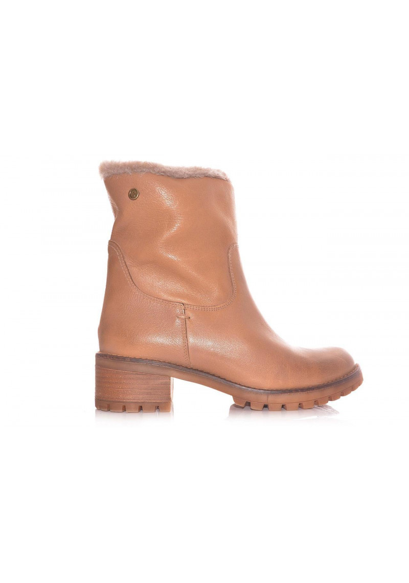 BOTIN CARMELA MARRON PIEL - Tienda Online Lola Rey