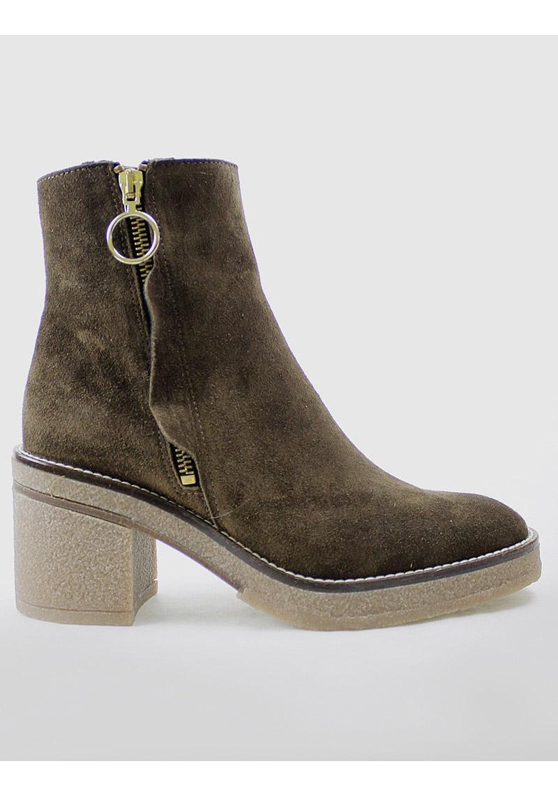 Botin ALPE CAMPERA antracita cremallera - ALPESTORE