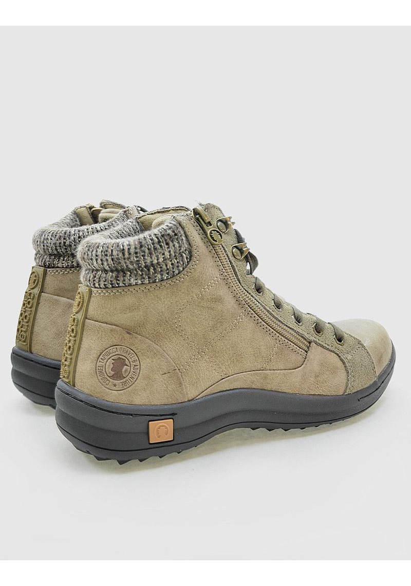 BOTIN CORONEL TAPIOCA T3770-7 BEIGE - Tienda Online Lola Rey