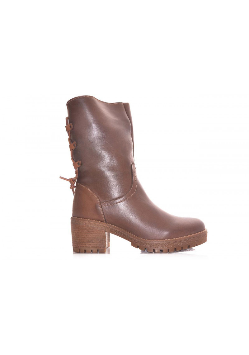 BOTA LOLA REY MARRON PIEL - Tienda Online Lola Rey