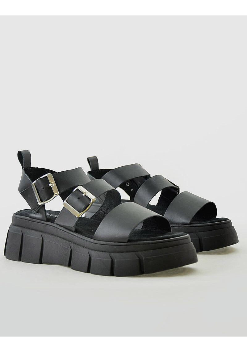 SANDALIA OVEJA NEGRA DOSHEBILLAS NEGRO - Tienda Online Lola Rey
