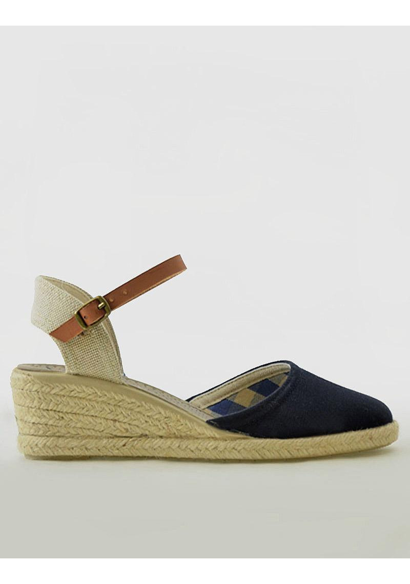 SANDALIA LOLA REY PIQUE 215000 MARINO - Tienda Online Lola Rey