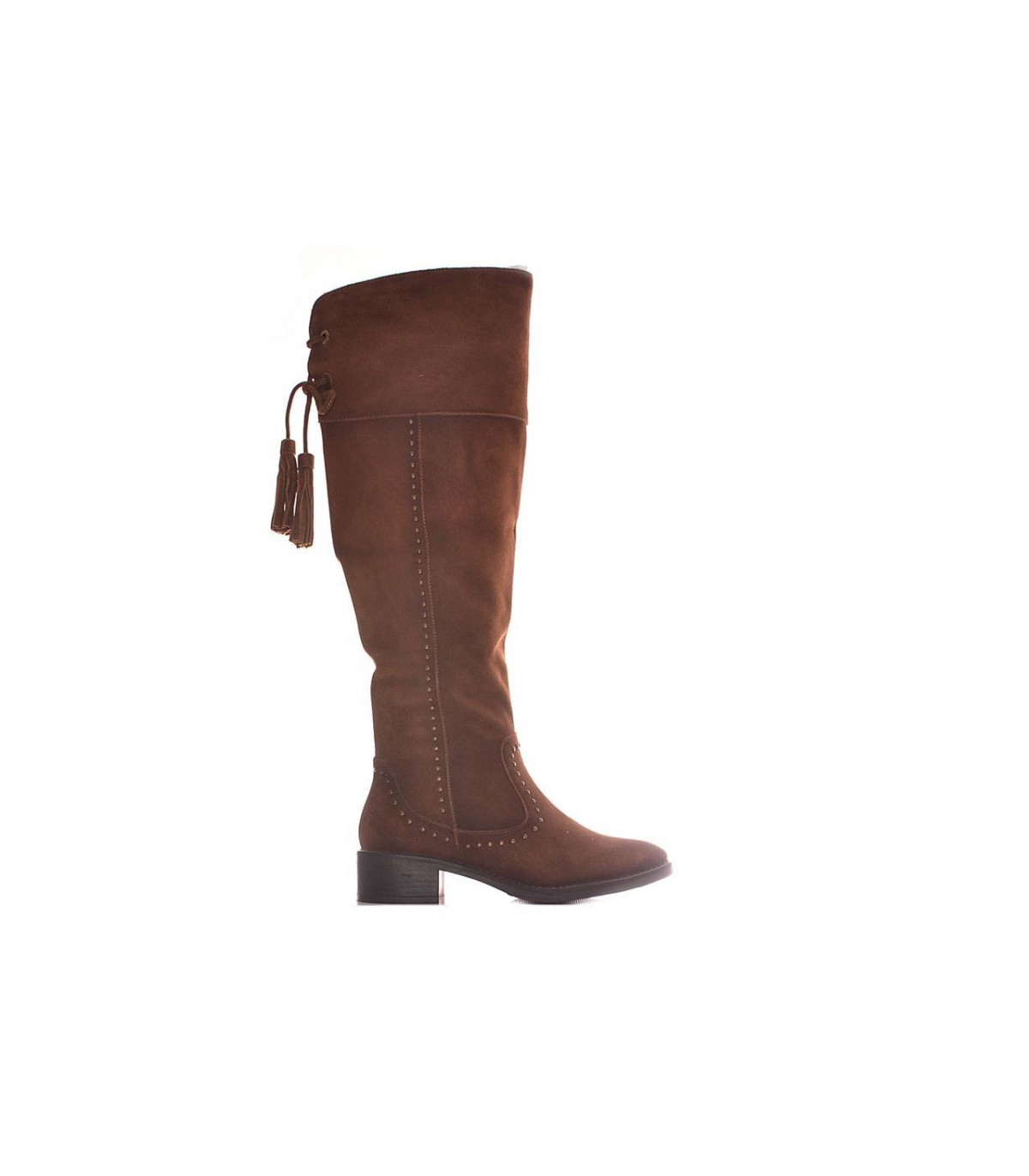 BOTA CARMELA MARRON SERRAJE - Tienda Online Lola Rey
