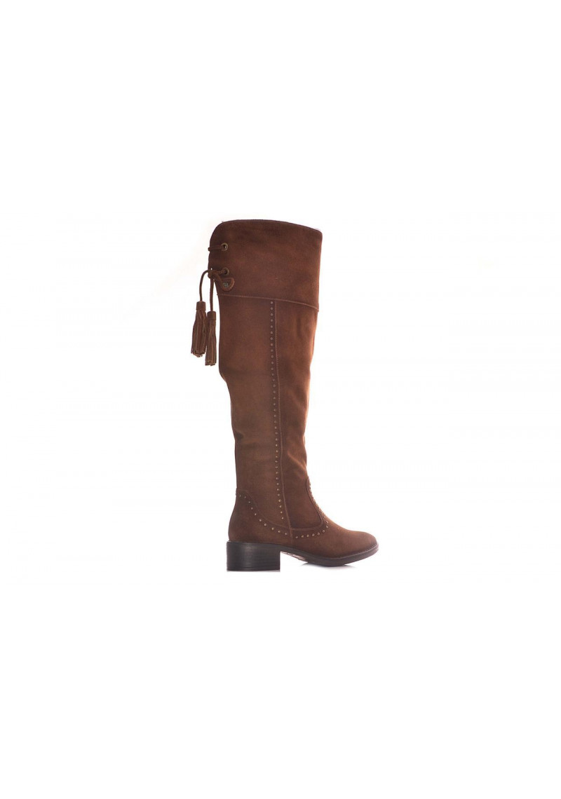BOTA CARMELA MARRON SERRAJE - Tienda Online Lola Rey