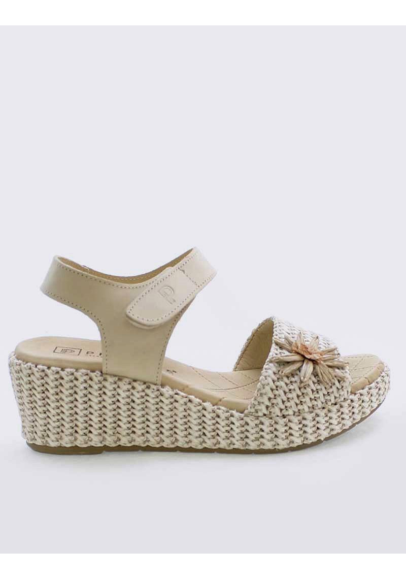 SANDALIA PITILLOS 1482 NATURAL - Tienda Online Lola Rey