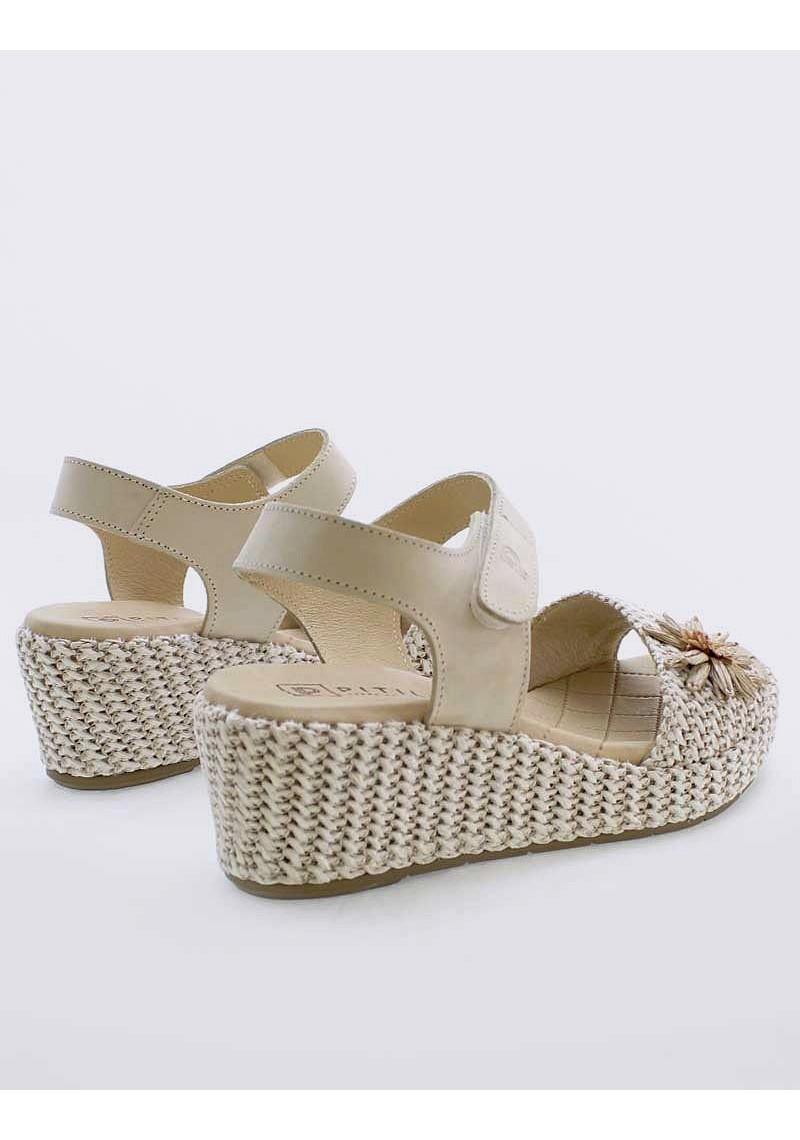 SANDALIA PITILLOS 1482 NATURAL - Tienda Online Lola Rey