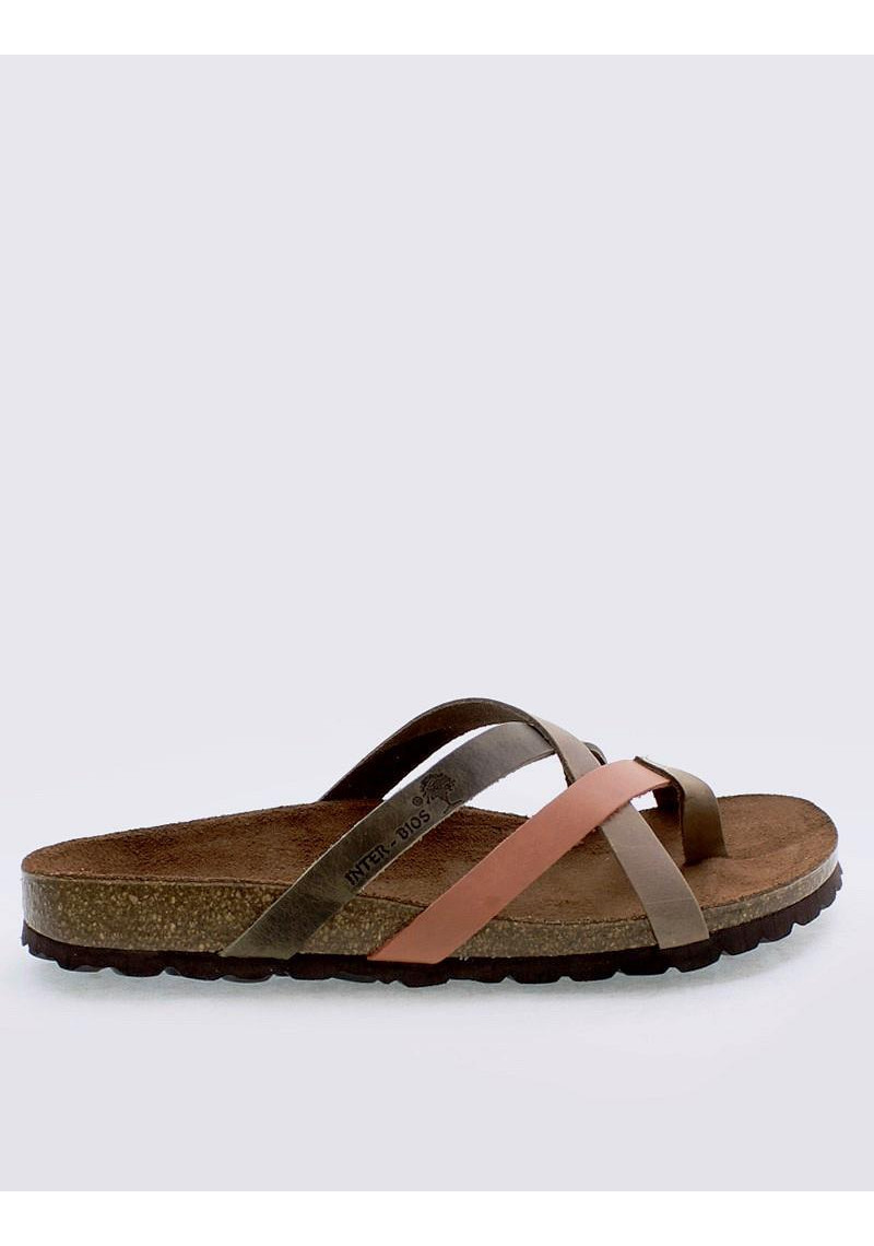 SANDALIA INTERBIOS 7113 CRAZY BEIGE - Tienda Online Lola Rey