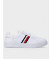 ZAPATILLA TOMMY HILFIGER ESSENTIAL COURT SNEAKER WHITE