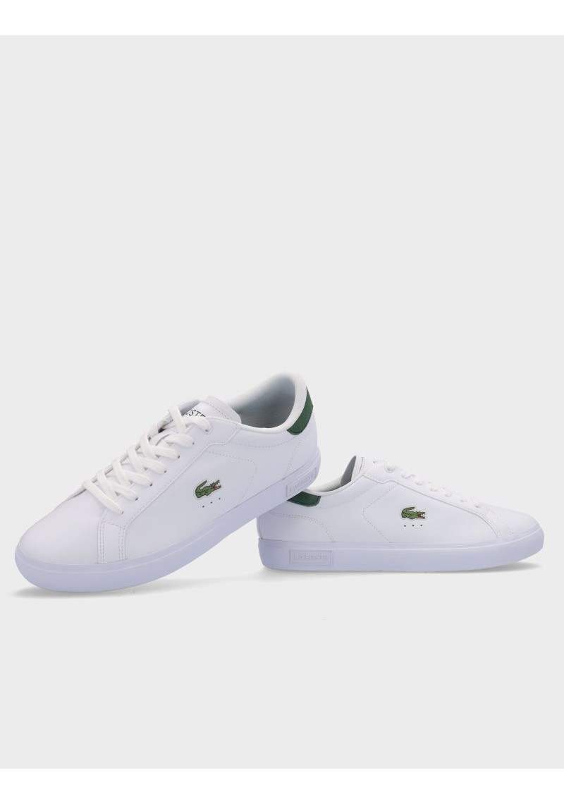 ZAPATILLA LACOSTE POWERCOURT WHITE-DARK GREEN