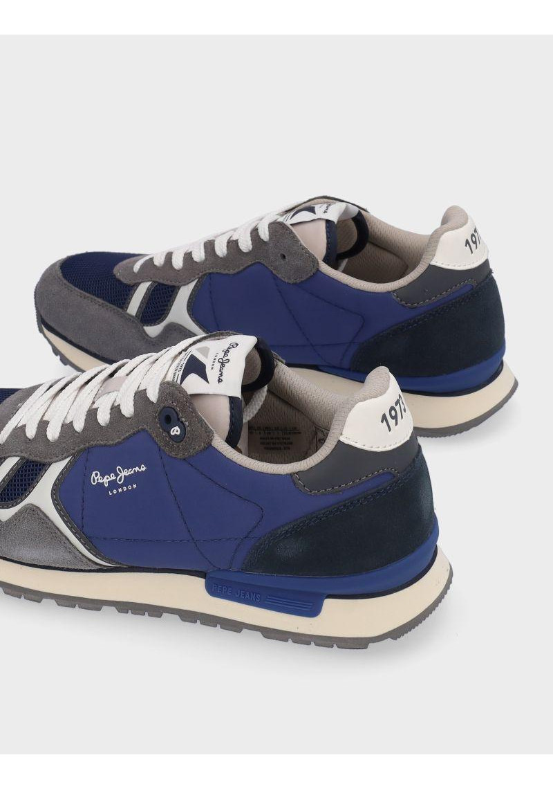 ZAPATILLA PEPE JEANS BRIT SERIE M THUNDER GREY