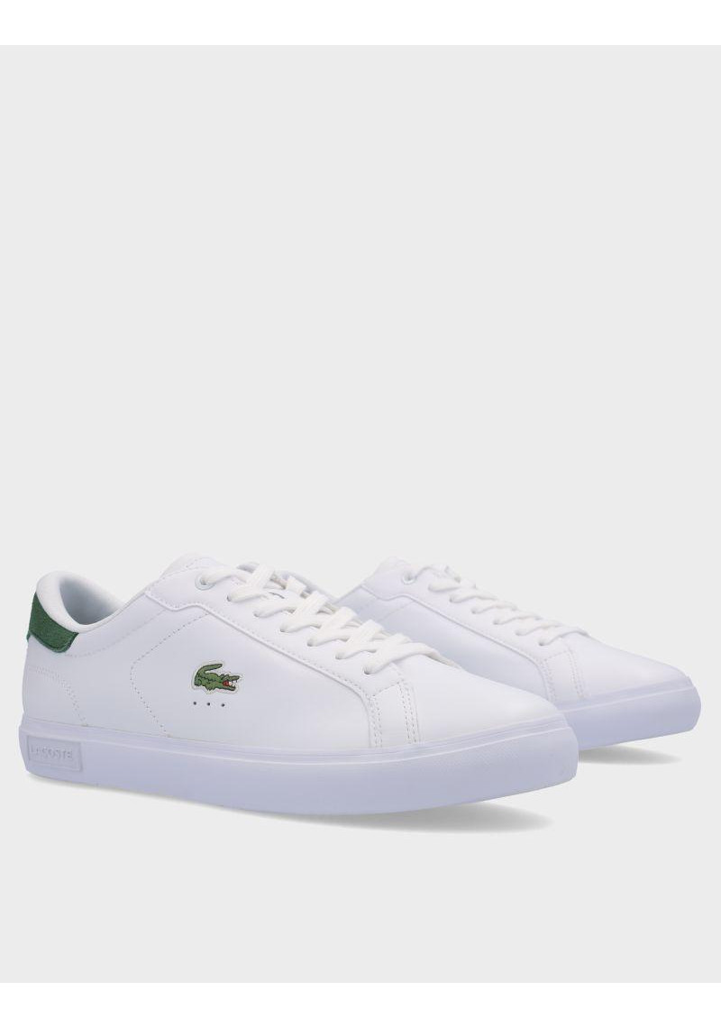 ZAPATILLA LACOSTE POWERCOURT WHITE-DARK GREEN