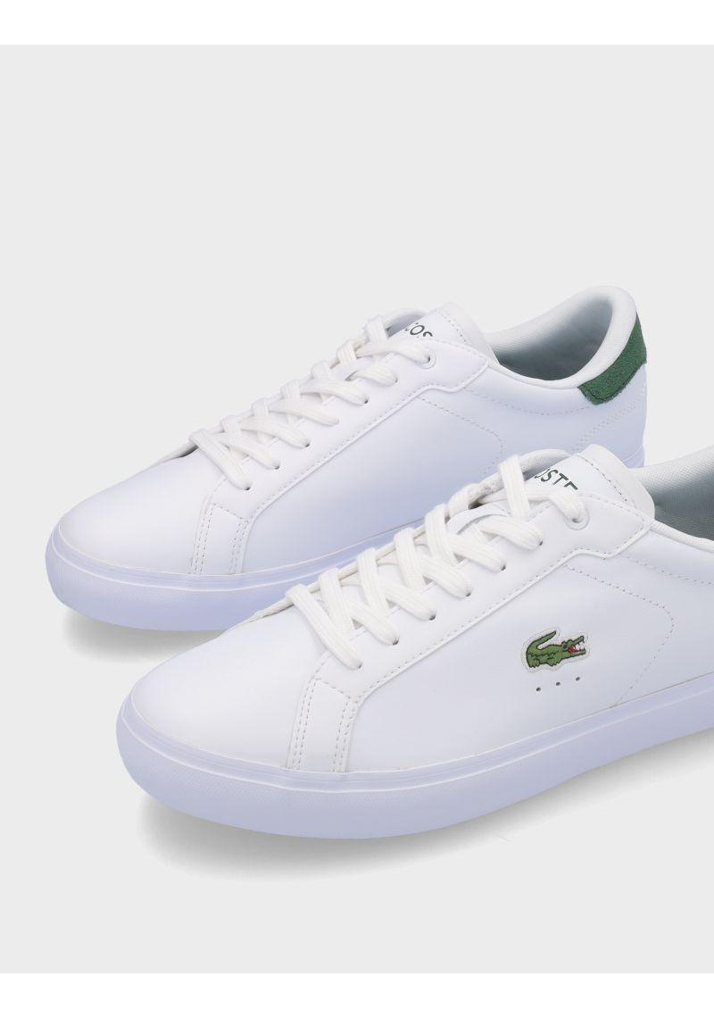 ZAPATILLA LACOSTE POWERCOURT WHITE-DARK GREEN