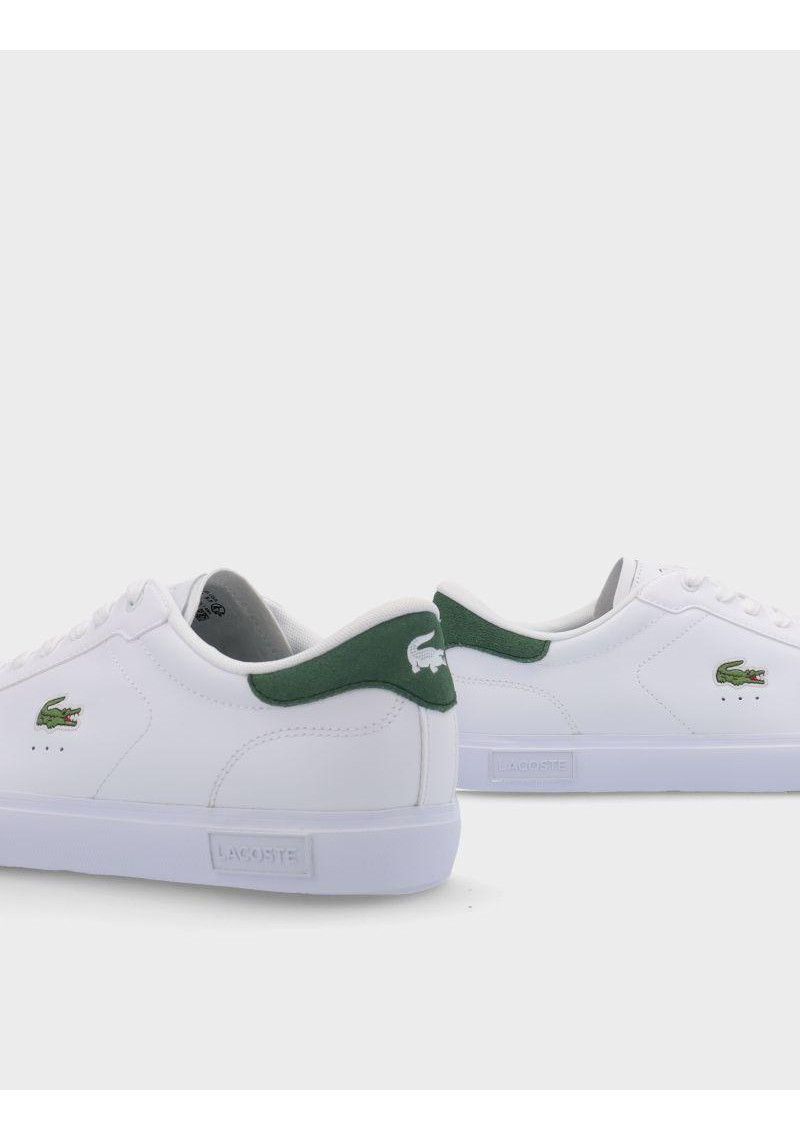 ZAPATILLA LACOSTE POWERCOURT WHITE-DARK GREEN