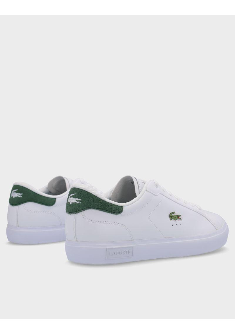 ZAPATILLA LACOSTE POWERCOURT WHITE-DARK GREEN