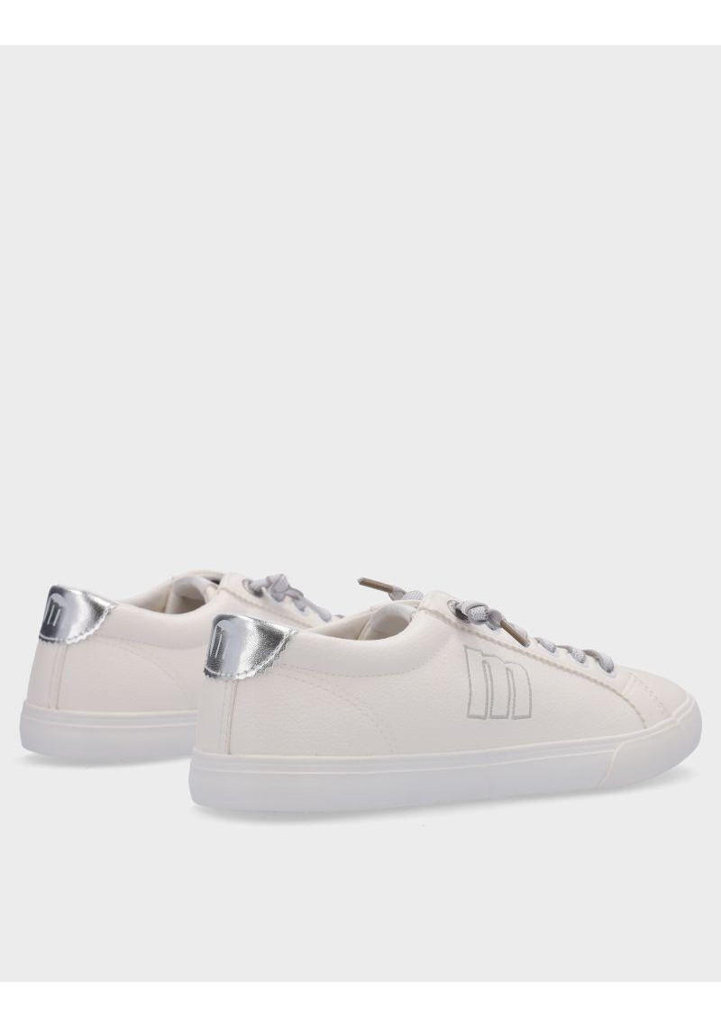 ZAPATILLA MUSTANG 60142 BLANCO PLATA