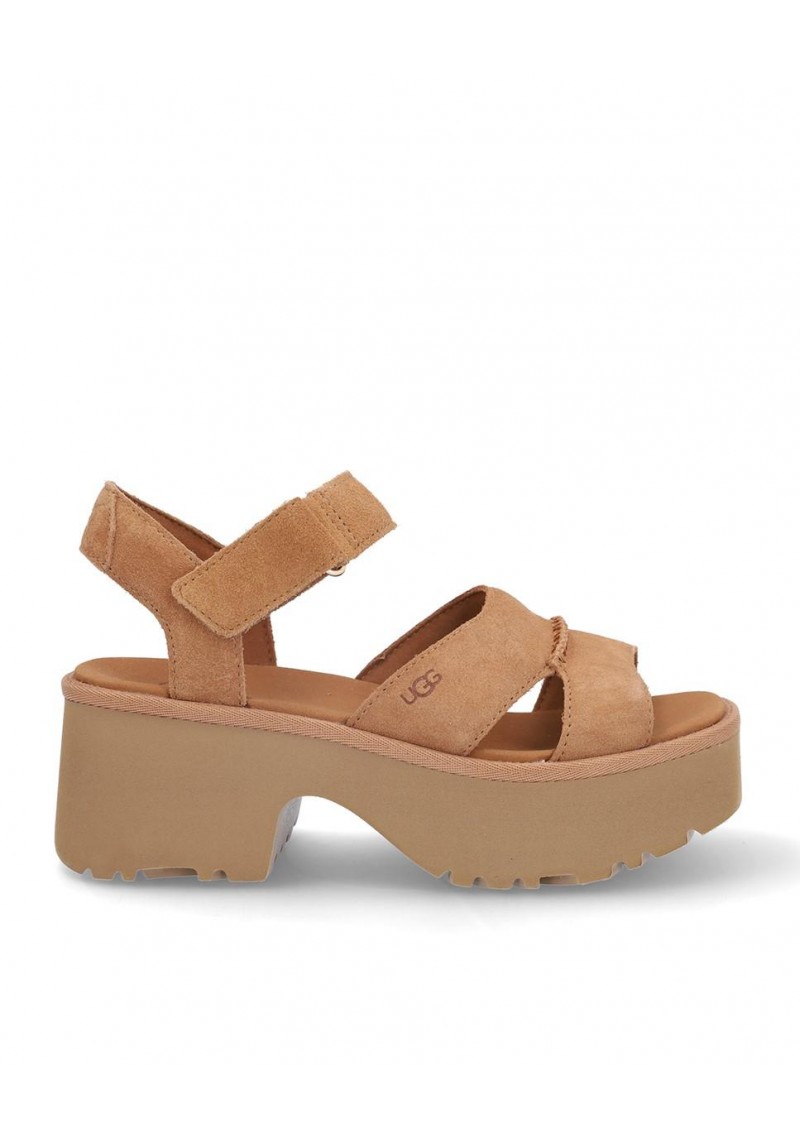 SANDALIA UGG NEW HEIGHTS 1167475 CHESTNUT
