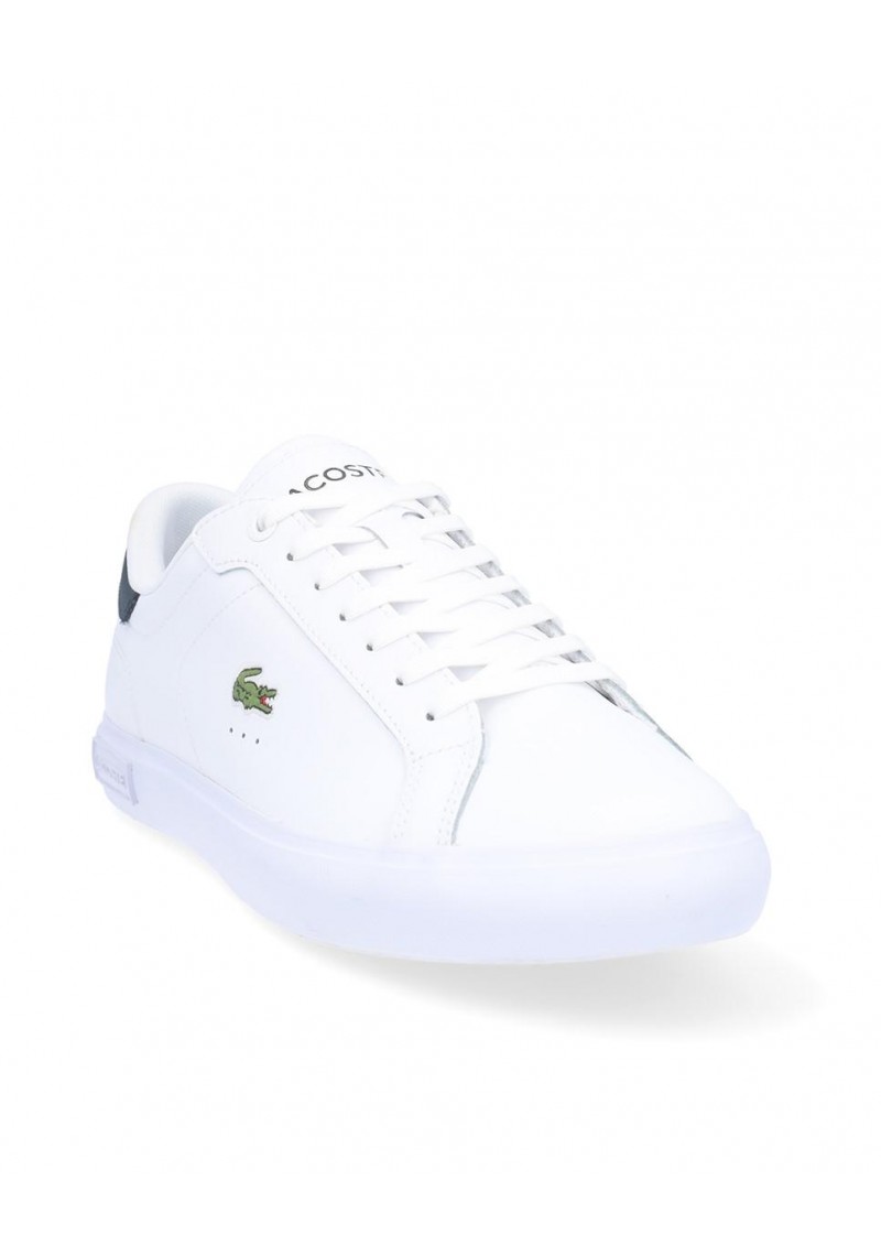 ZAPATILLA LACOSTE POWERCOURT WHITE DARK GREEN