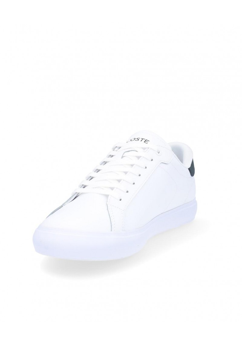 ZAPATILLA LACOSTE POWERCOURT WHITE DARK GREEN