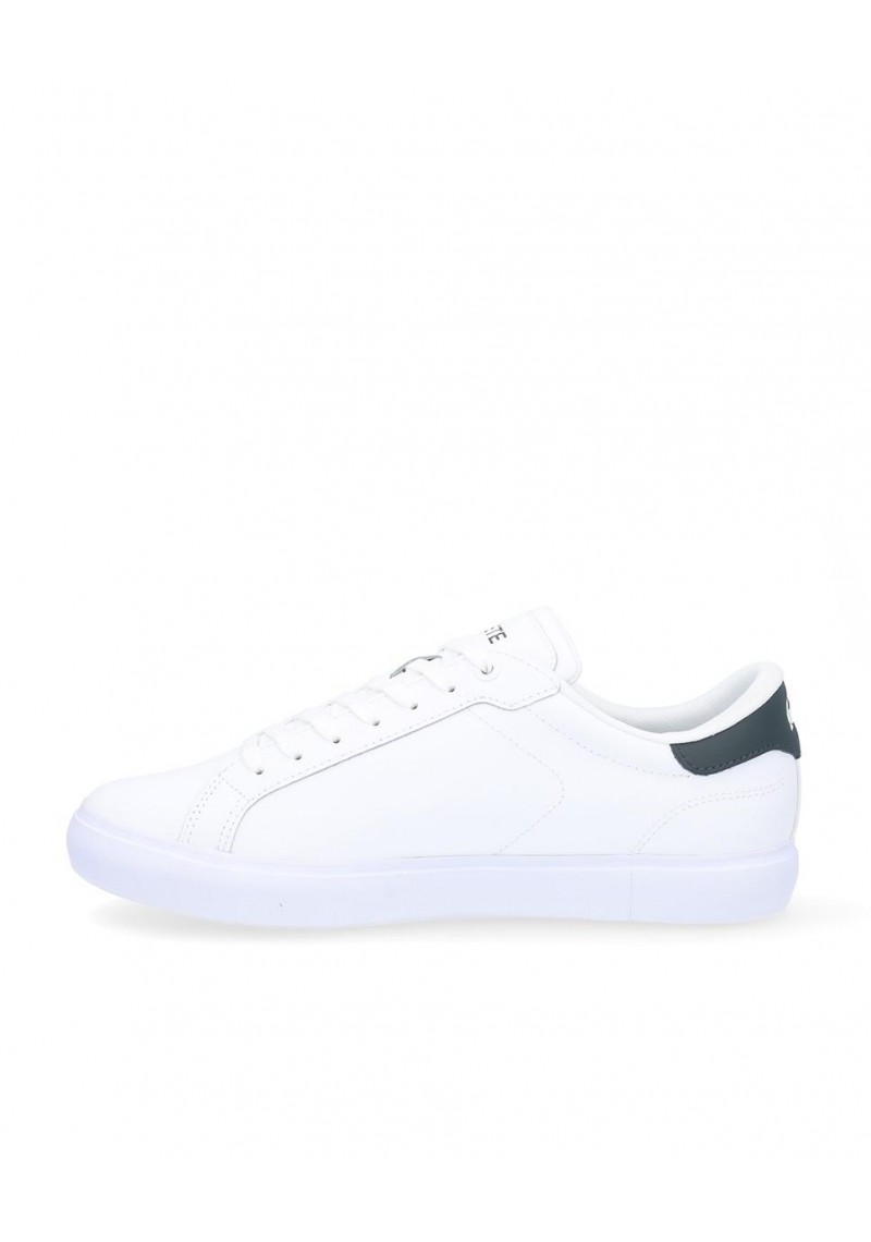 ZAPATILLA LACOSTE POWERCOURT WHITE DARK GREEN