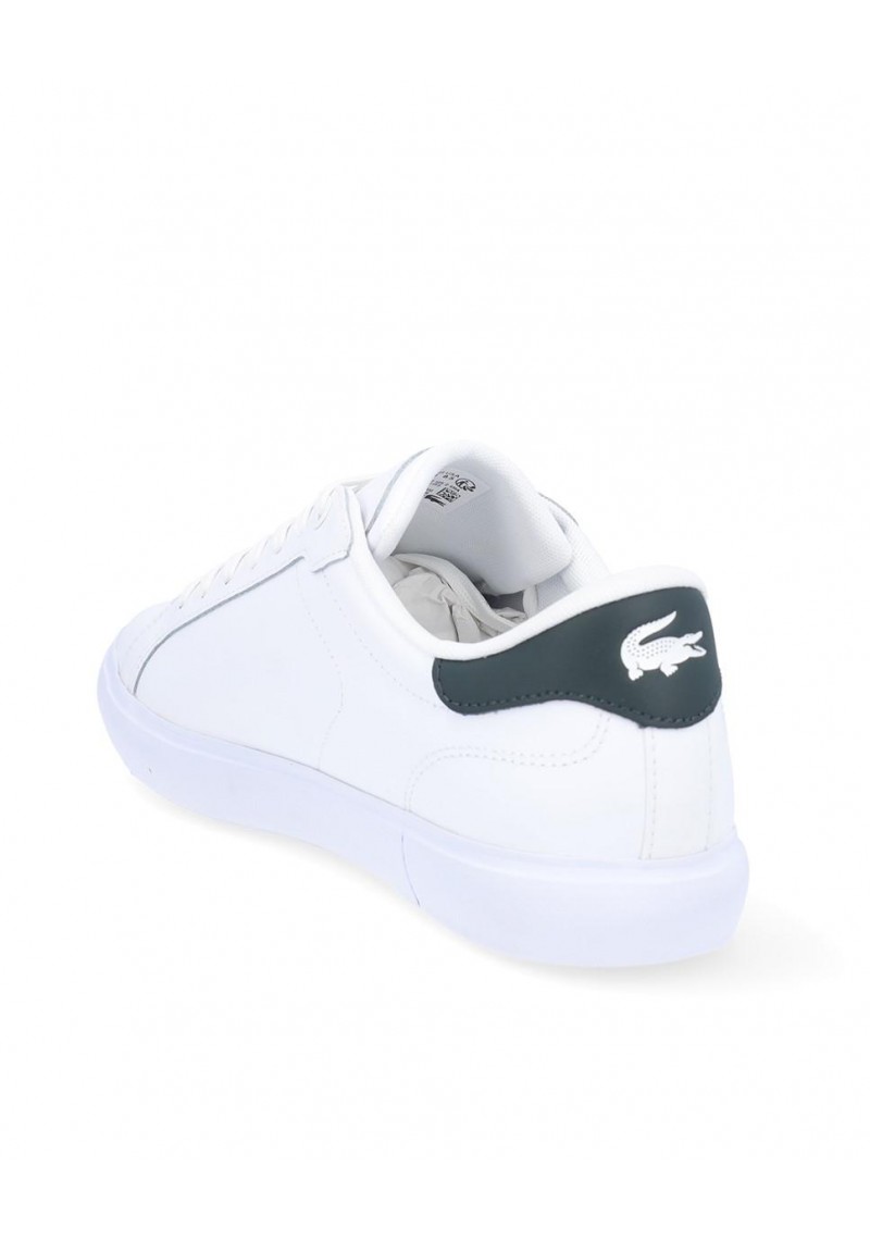 ZAPATILLA LACOSTE POWERCOURT WHITE DARK GREEN