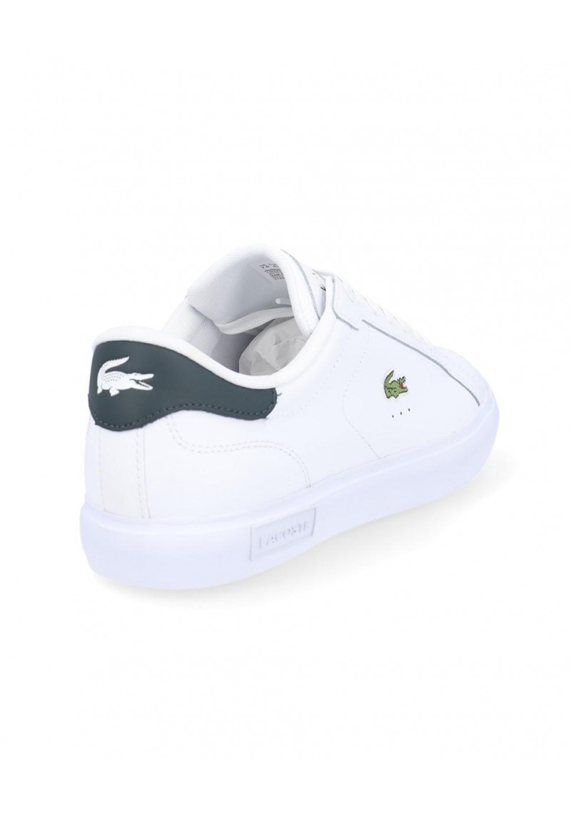 ZAPATILLA LACOSTE POWERCOURT WHITE DARK GREEN