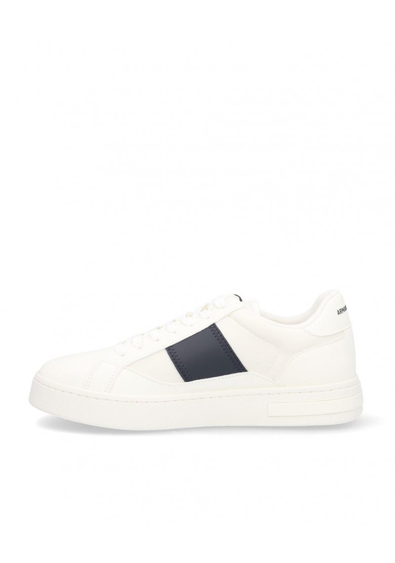 ZAPATILLA ARMANI XUX241 OFF WHITE DEEP NAVY