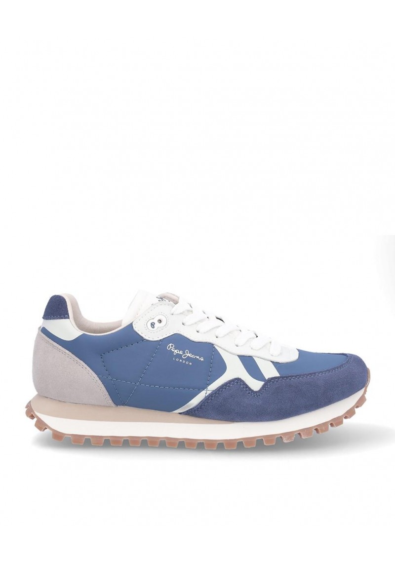 ZAPATILLA PEPE JEANS BRIT ON MASTER MARINE BLUE