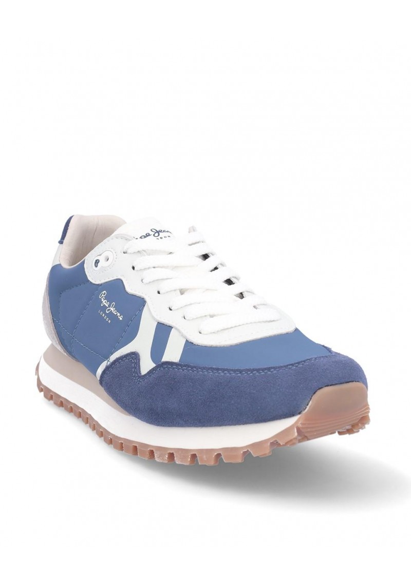 ZAPATILLA PEPE JEANS BRIT ON MASTER MARINE BLUE