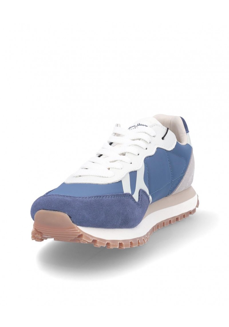 ZAPATILLA PEPE JEANS BRIT ON MASTER MARINE BLUE